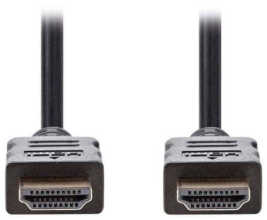 Nedis Hitri kabel HDMI 1.4 z ethernetom/ 4K@30Hz/ pozlačeni konektorji HDMI-HDMI/ črn/ nepakiran/ 3 m