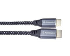 ULTRA HDMI 2.1 High Speed + Ethernet kabel 8K@60Hz, pozlačen 2 m