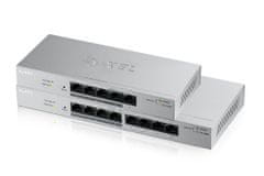 Zyxel GS1200-5HP v2, 5-portno namizno gigabitno spletno pametno stikalo: 5x gigabitno kovinsko, 4x PoE (802.3at, 30W)