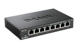 D-Link DES-108 Kovinsko 8-portno 10/100 namizno stikalo