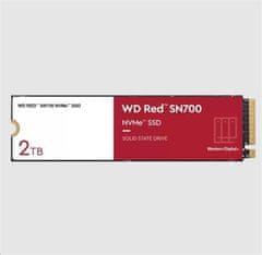 WD RED NVMe SSD 2TB PCIe SN700, Geb3 8GB/s, (R:3400/W:2900 MB/s) TBW 2500