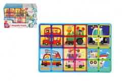 Teddies Magnetna tabla puzzle transportna plastika v foliji 24m+