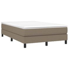 Vidaxl Box spring posteljni okvir taupe 120x200 cm blago