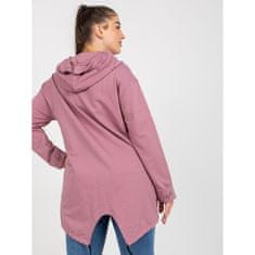 RELEVANCE Ženski pulover velika velikost SAMMIE roza RV-BL-8266.34P_390986 Univerzalni