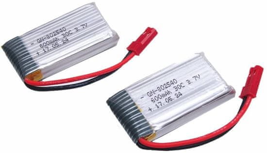 2pcs Baterija JXD 509G-22 3.7V 600mAh Li-po Baterija z JST vtičem za JXD 509G RC Quadcopter