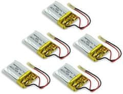 YUNIQUE GREEN-CLEAN 5pcs Polnilna lipo baterija (3.7v, 150mAh Lipo) za RC helikopter Syma S107 S107G