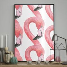 FLHF Plakat Flamingo bela DecoKing