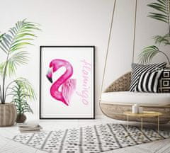 FLHF Plakat Flamingo bela DecoKing