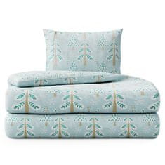 FLHF Snuggy mint tiskana božična posteljnina 155x200_80x80*1 AmeliaHome