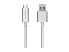 Avacom TPC-100S Kabel USB do USB Type-C, 100 cm, srebrn