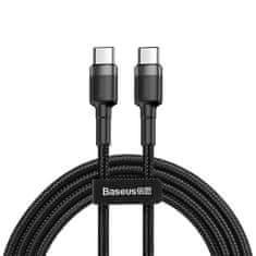 BASEUS CATKLF-GG1 USB-C 60W 1m sivo-črni kabel za kable