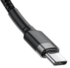 BASEUS CATKLF-HG1 Cafule USB-C 60W 2m sivo-črni kabel