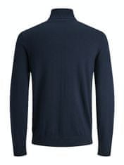 Jack&Jones Moški pulover Regular Fit JJEEMIL 12157417 Navy Blaze r (Velikost L)