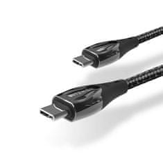 Blitzwolf Kabel USB-C na USB-C BW-FC1, 96W, 5A, 1m (črn)