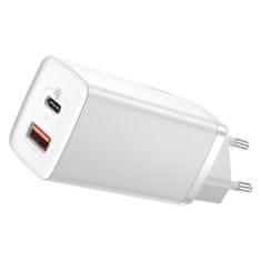 BASEUS Hitri potovalni polnilnik Baseus GaN2 Lite USB+C 65W EU (bel)