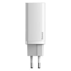 BASEUS Hitri potovalni polnilnik Baseus GaN2 Lite USB+C 65W EU (bel)