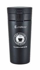 EliteHoff Termični lonček za kavo 350 ml s filtrom Elitehoff Black
