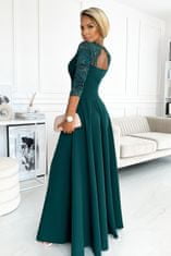 Numoco Ženska večerna obleka Amber zelena XXL
