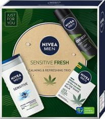 Nivea Men Sensitive Fresh darilni set, 3/1