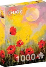 ENJOY Puzzle Poppies in the moonlight 1000 kosov