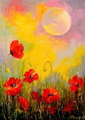 ENJOY Puzzle Poppies in the moonlight 1000 kosov