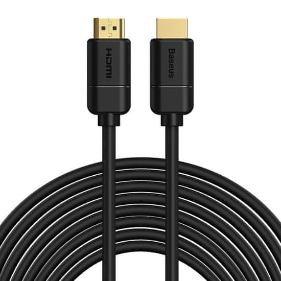 BASEUS Kabel HDMI 2.0, 4K 30 Hz, 3D, HDR, 18 Gb/s, 8 m (črn)