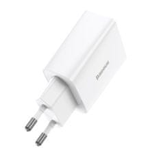 BASEUS Baseus Speed Mini hitri polnilnik, USB-C, PD, 3A, 20W (bela)