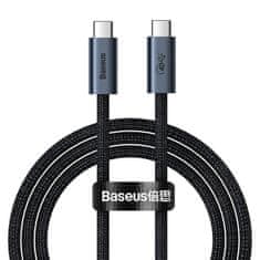 BASEUS Kabel USB-C do USB-C Baseus Flash Series, USB 4, 100 W, 1 m (črn)