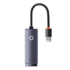 BASEUS Omrežni adapter Baseus Lite Series USB na RJ45, 1000Mbps (siv)