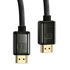 BASEUS Kabel HDMI 2.1 High Definition Series, 8K 60 Hz, 3D, HDR, 48 Gb/s, 2 m (črn)