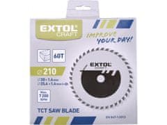 Extol Craft Žagin list z rezili SK, O 210x2,4x30mm, 60T