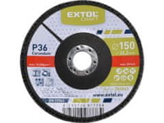 Extol Craft Lamelni disk poševni korund, P36, O 150mm