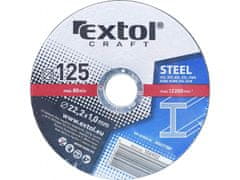 Extol Craft Rezalne plošče za kovine, 5ks, O 125x1,0x22,2mm