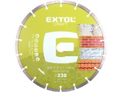 Extol Craft Diamantna rezalna plošča segmentno - suho rezanje, O 230x22,2x2,8mm