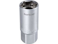 Fortum Vtična glava pri vžigu. svečke 1/2", 21mm, L 65mm, magnet