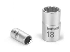 Fortum Vtična glava Multilock 1/4", 4mm, L 25mm