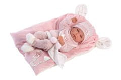 Llorens 73860 NEW BORN DOLL - realistična dojenčkova lutka z vinilnim telesom - 40 cm