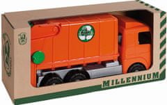 Androni Millennium tovornjak za smeti - dolžina 52 cm, oranžna