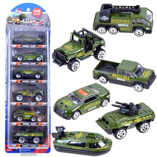 JOKOMISIADA Metal Cars Army Set 6pcs Resorc&oacute;s Za3505