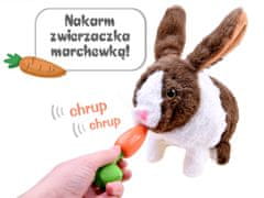 JOKOMISIADA Interaktivna igrača Crunchy Pet Rabbit ZA2685