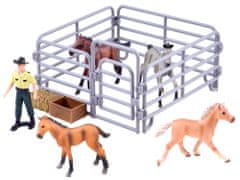 JOKOMISIADA Studded Horse Farm Homestead Figurine Set ZA2993