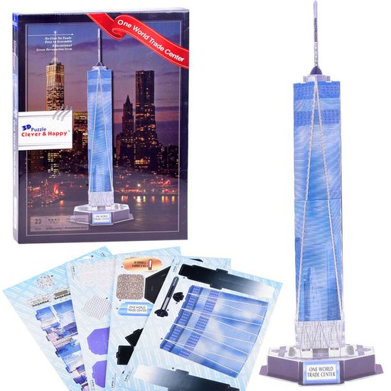 JOKOMISIADA Puzzle 3D 23el World Trade Center New York ZA3787