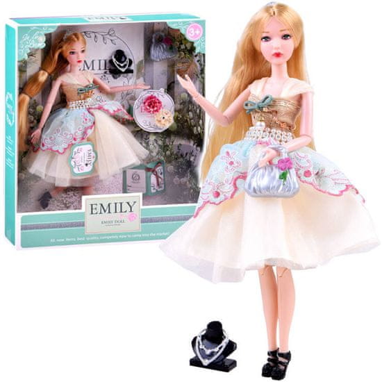 JOKOMISIADA Emily Doll in cocktail dress + handbag ZA3942