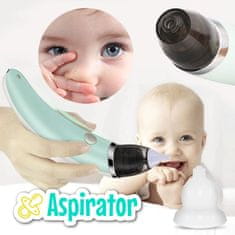 Cool Mango Nosni aspirator Nosni aspirator, otroški čistilec nosu, sesalec smrklja