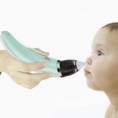 Cool Mango Električni nosni aspirator za dojenčke in otroke z nosnimi nastavki, močno sesanje - Nosevacum