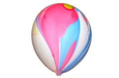 Napihljiv balon 30 cm - komplet 10 balonov, mavrica