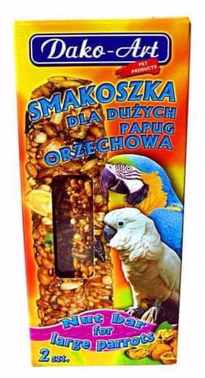 Velik papagajski drog z matico Dako (2 kosa)