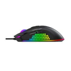 Havit GAMENOTE MS814 RGB gaming miška 1000-7000 DPI PWM3335