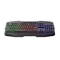 Havit Gaming tipkovnica Havit KB878L RGB (črna)