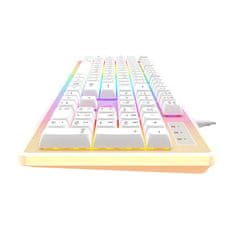 Havit KB876L RGB gaming tipkovnica (bela)